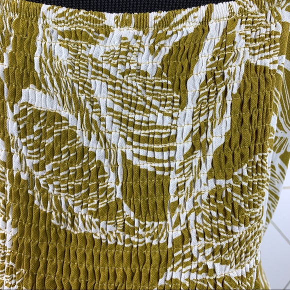 ABL Palm Frond Button Front Dress With Pockets - Picture 10 of 12